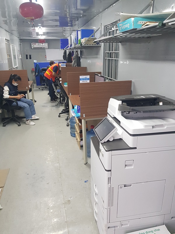 Cho thuê máy in màu tạ KCN Tràng Duệ
