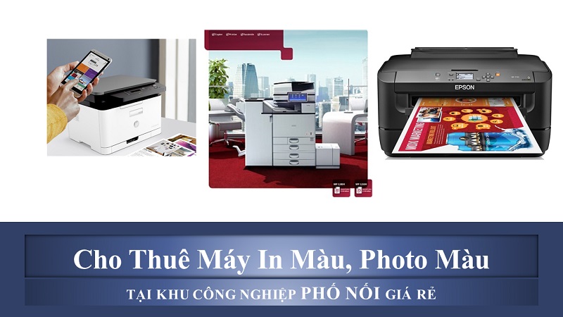 cho thuê máy photo màu tại phố nối