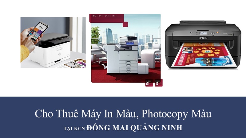 Thái Dương cho thuê máy photocopy màu tại KCN Đông Mai