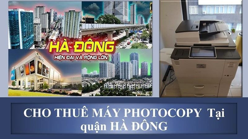 giá thuê máy photo tại Hà Đông