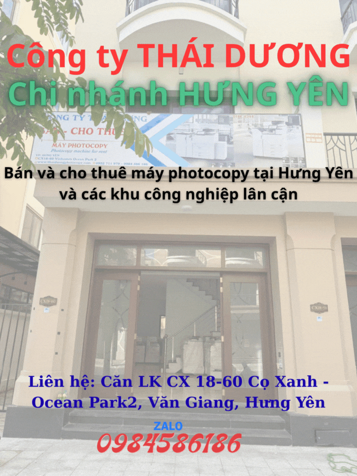 Cho thuê máy photocopy hưng yên